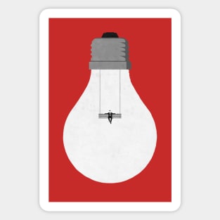 Relaxing lightbulb Sticker